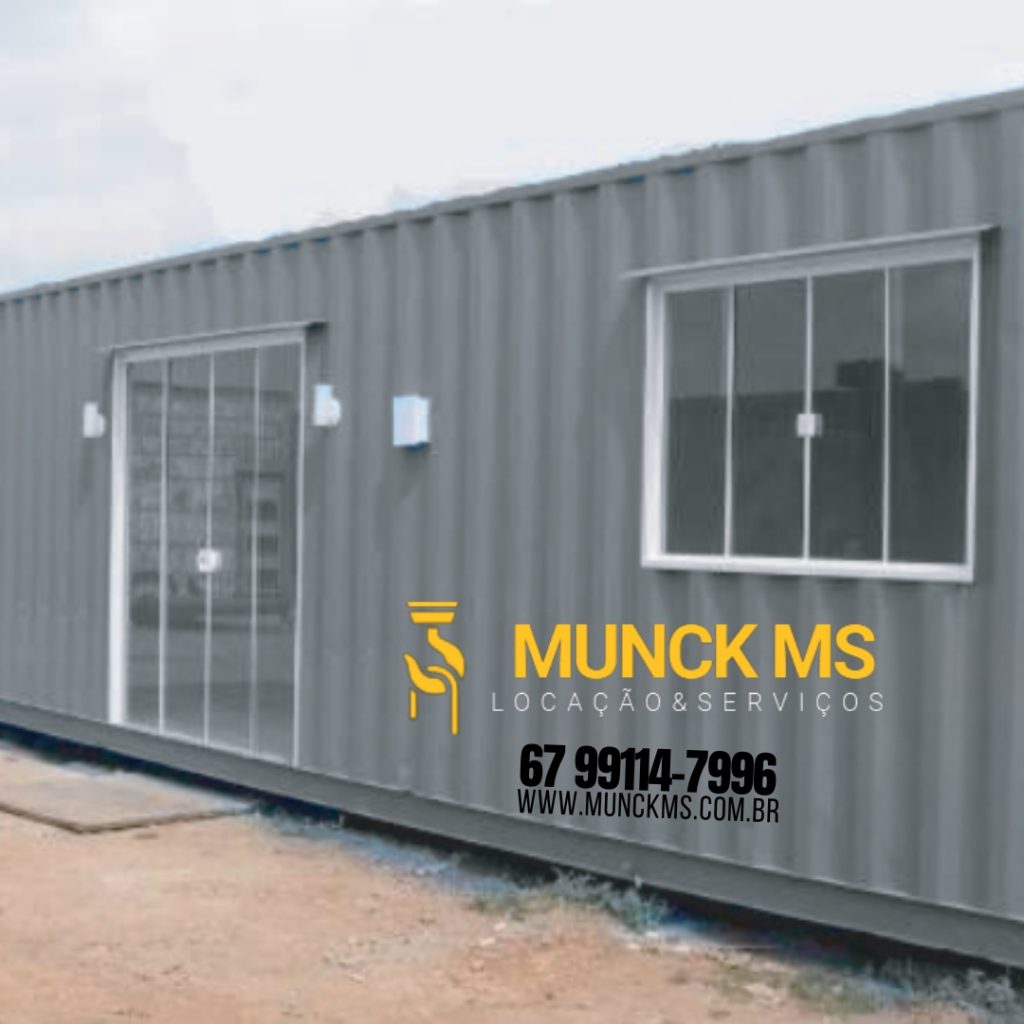 Encontre a solução perfeita para espaços versáteis. Nossos Containers, disponíveis em tamanhos de 6 e 12 metros, oferecem a base ideal para almoxarifados e escritórios eficientes. Com design adaptável e durabilidade excepcional, a Munck MS transforma ambientes, proporcionando soluções prontas para o seu sucesso