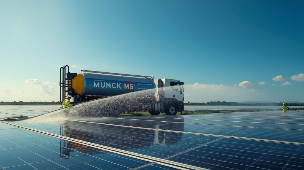 Lavagem de Placas Solares com Caminhão Pipa em Campo Grande MS