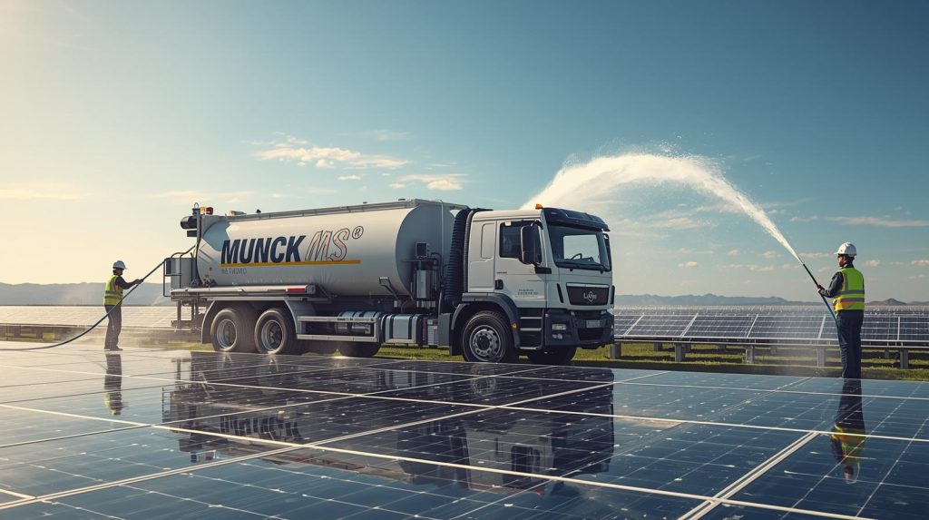 Lavagem de Placas Solares com Caminhão Pipa em Três Lagoas