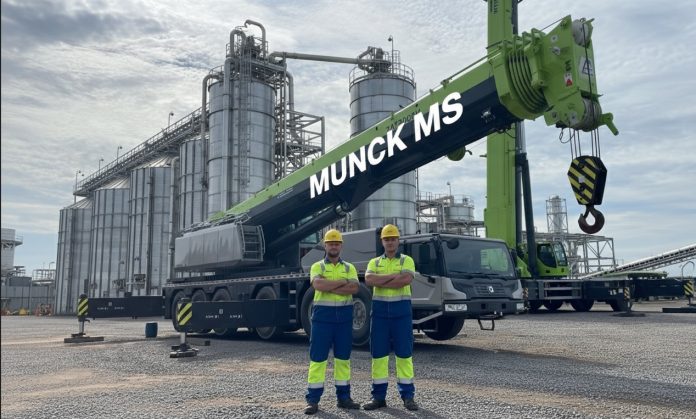 A Munck MS, especializada em Locação de Munck e Guindastes telescópicos e treliçados de 80t, 100t, 130t, 160t e 200t, atende içamentos pesados, montagens industriais e obras de grande porte.
