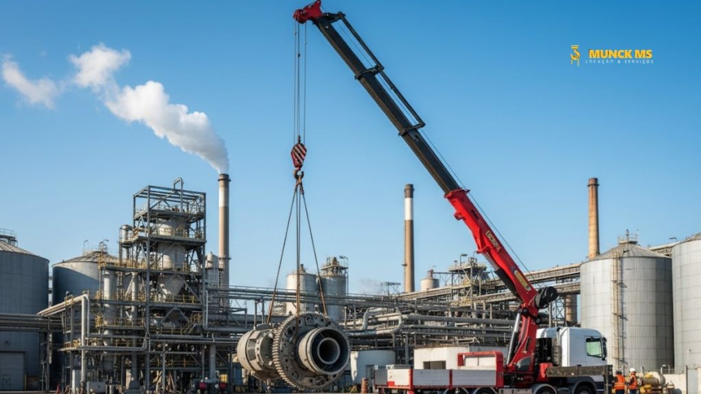 Na Munck MS, entendemos que a locação de guindastes não é apenas sobre capacidade, mas sobre tomar uma decisão de investimento inteligente que garanta a máxima segurança e o melhor custo-benefício para o seu projeto no Mato Grosso do Sul.